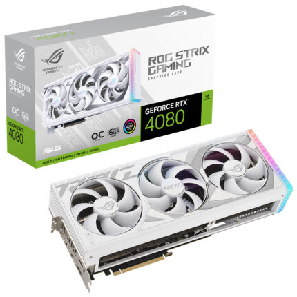 Asus 16GB ROG-STRIX-RTX4080-O16G-WHITE GDDR6X 256Bit OC 2xHDMI 3xDP RGB DLSS3