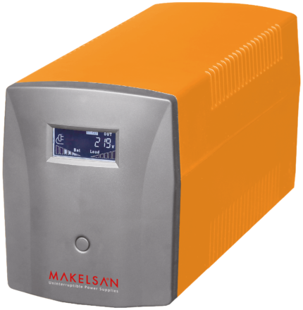 Makelsan Lion 1200 VA LCD/USB (2x 7AH) (5-10dk) Line Interactive K.G.K