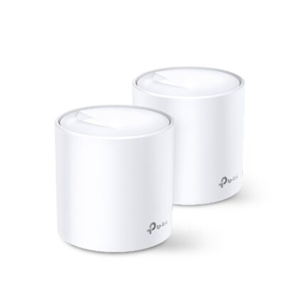 TP-Link Deco X60(2-pack) AX5400 Whole Home Mesh Wi-Fi 6 System (2X)(Menzil Geniş