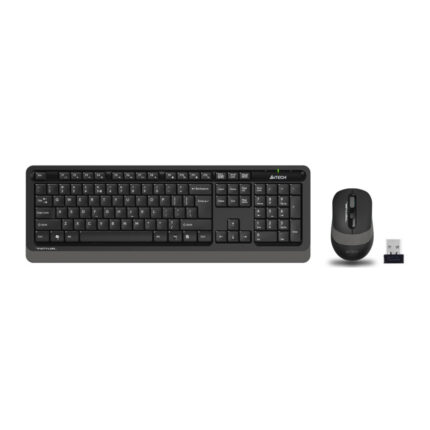 A4 Tech FG1010 2.4G FN-Multimedya Q Klavye+Optik Mouse 2000D Kablosuz Gri