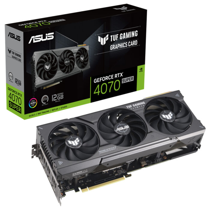 Asus 12GB TUF-RTX4070S-12G-GAMING GDDR6X 192Bit 2505MHz HDMI 3xDP RGB DLSS3