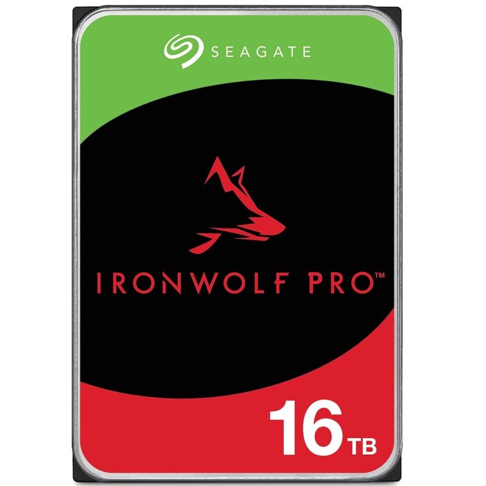 Seagate Ironwolf Pro 16TB 7200RPM 256MB Sata3 550TB/Y RV Nas (ST16000NT001)