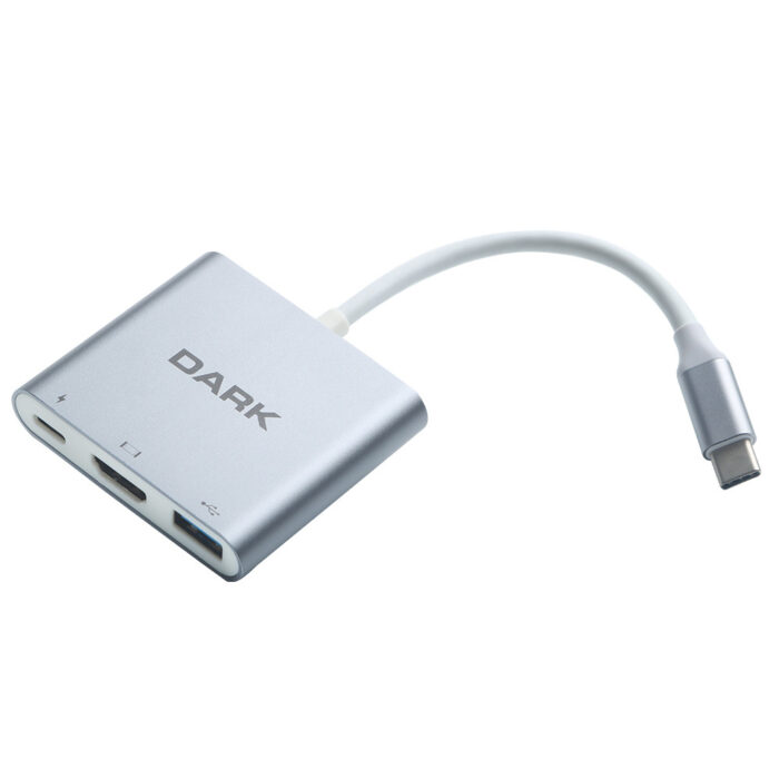 Dark 3in1 USB Type C to USB 3.0/HDMI/Type C Çevirici [DK-AC-U31X32]