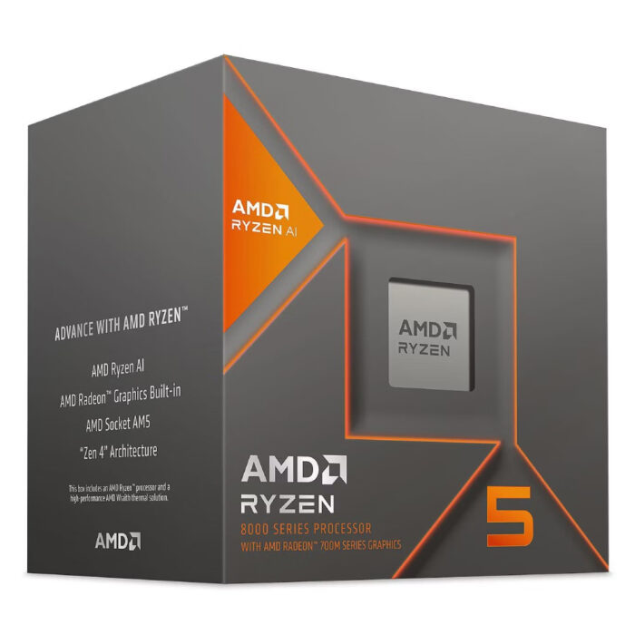 AMD RYZEN 5 8500G 3.5GHz 16MB AM5 (65W) AI Radeon VGA BOX