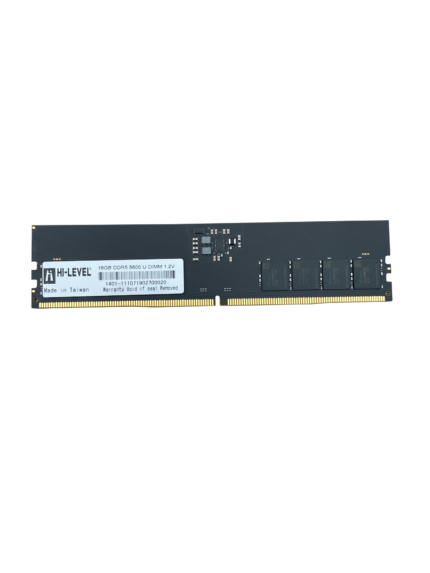 Hi-Level 16GB 5600MHz DDR5 CL38 1.1V UDIMM (HLV-PC44800D5-16G)