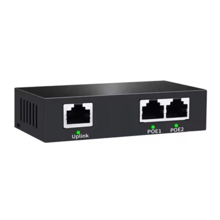 URANIUM POE-RP12 1 PORT POE GİRİŞ + 2 PORT ÇIKIŞ METAL KASA POE REPEATER(REALTEK