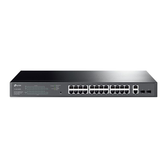 TP-Link TL-SG1428PE 28-Port Gigabit Easy Smart Switch 2-SFP 24-Port PoE+ (250W)