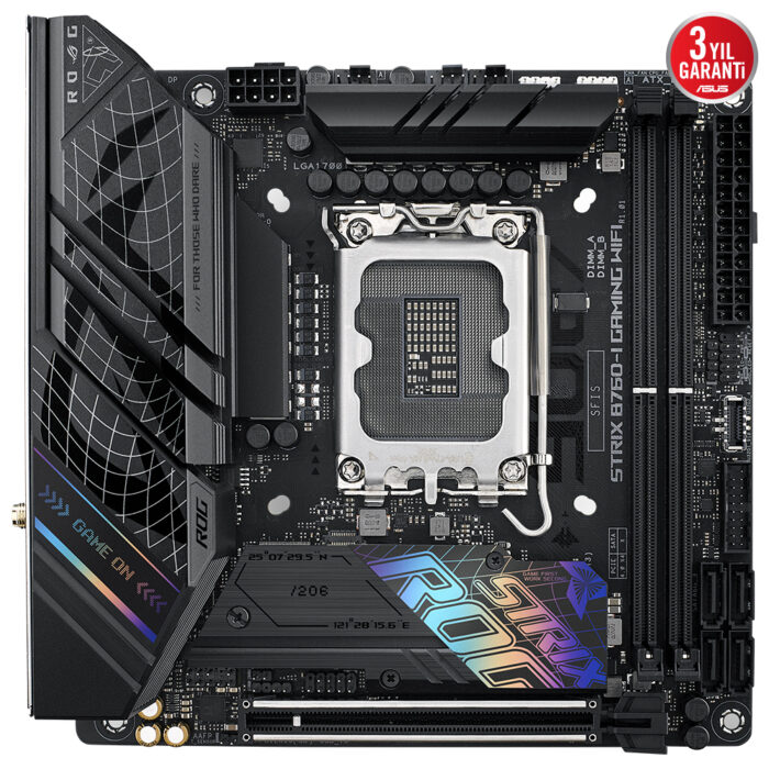 Asus ROG STRIX B760-I GAMING WIFI B760 DDR5 M.2 USB3.2 DP/HDMI PCI 4.0 1700p