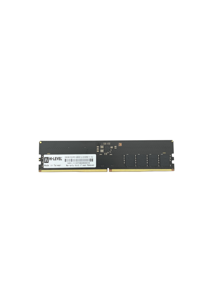 Hi-Level 16GB 4800MHz DDR5 CL40 1.1V UDIMM (HLV-PC38400D5-16G)