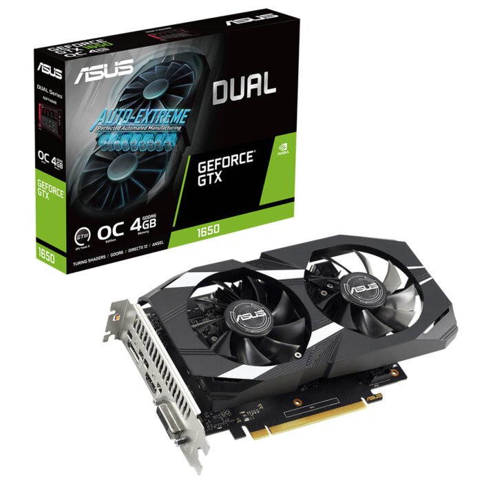 Asus 4GB DUAL-GTX1650-4GD6-P-V2 GDDR6 128Bit HDMI DVI DP