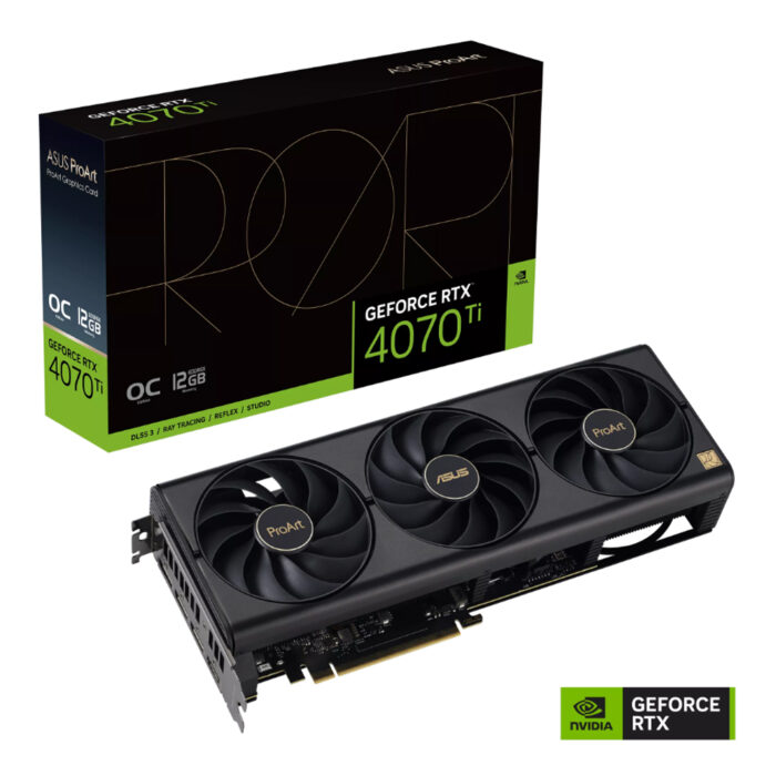 Asus PROART-RTX4070TI-O12G 12GB 192Bit GDDR6X DP/HDMI PCI 4.0 Ekran Kartı