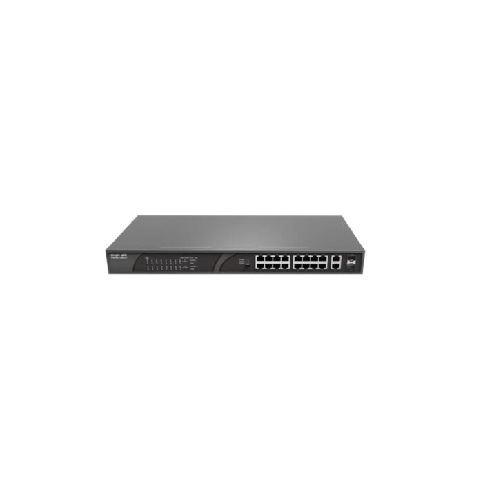 Ruijie Reyee RG-ES118S-LP 16 Port 10/100 PoE 2XCombo Uplink (120W) Rack Mount Sw