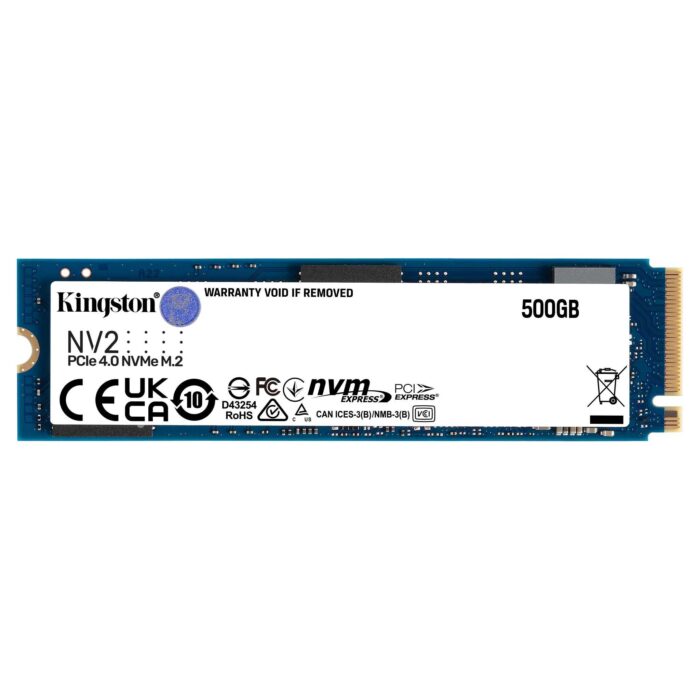 Kingston 500GB M.2 NVMe PCIe 4.0 3500/2100MB/s SNV2S/500G