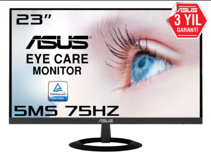 23" Asus VZ239HE IPS 5Ms 75MHz HDMI VGA Siyah Çerçevesiz Monitör