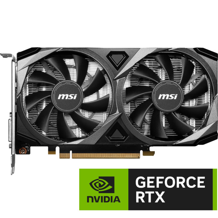 MSI 8GB GEFORCE RTX 3050 VENTUS 2X XS 8G OC GDDR6 128Bit HDMI DP DVI-D DL