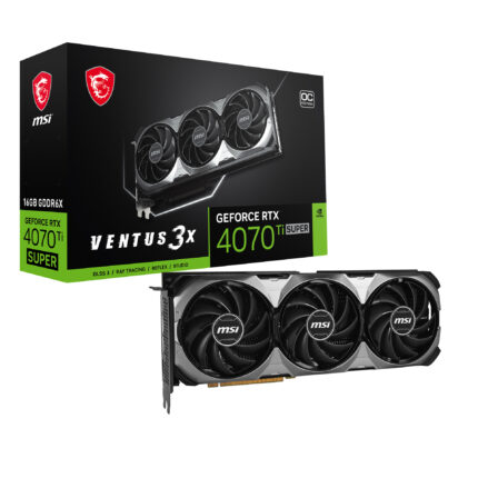 MSI 16GB GEFORCE RTX 4070 TI SUPER 16G VENTUS 3X OC GDDR6X 256Bit HDMI 3xDP DLSS