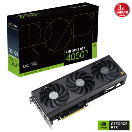 Asus 16GB PROART-RTX4060TI-O16G GDDR6 128Bit OC HDMI DP DLSS3