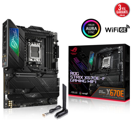 Asus ROG STRIX X670E-F GAMING WIFI AMD X670 DDR5 USB3.2 DP/HDMI PCI 4.0 AM5