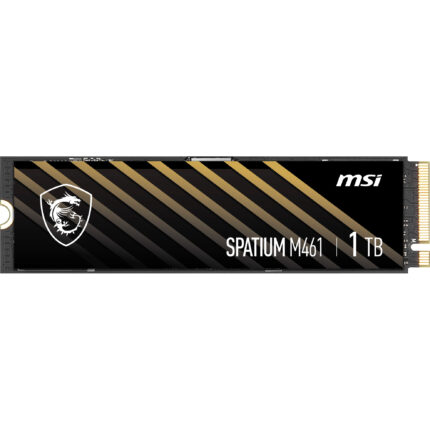 MSI 1TB SPATIUM M461 PCIE 4.0 NVME M.2 1TB M2 SSD 5100-3200MB/s