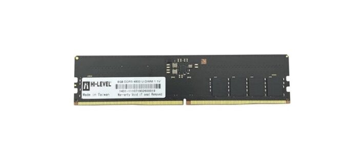 Hi-Level 8GB 4800MHz DDR5 Ram CL40 1.1V (HLV-PC38400D5-8G)