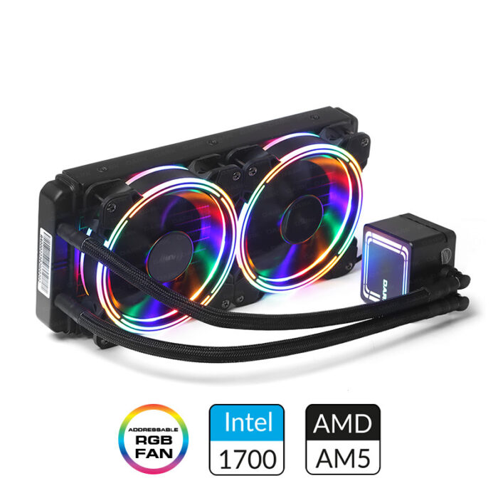 Dark AquaForce W246 240mm Fixed RGB Led'li Sıvı Soğutma [DKCCW246]