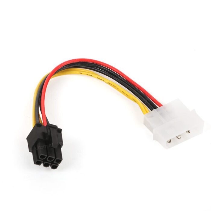 Dark 4 Pin Molex - 6 Pin PCI-E Güç Kablosu Dönüştürücü [DK-CB-P103]