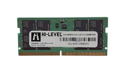 Hi-Level 8GB 4800MHz DDR5 Notebook CL40 1.1V (HLV-SOPC38400D5/8G)