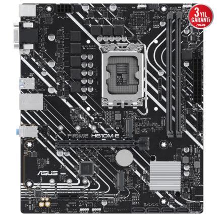 Asus PRIME H610M-E-CSM H610 DDR5 M.2 USB3.2 HDMI/VGA PCI 3.0 1700p Anakart