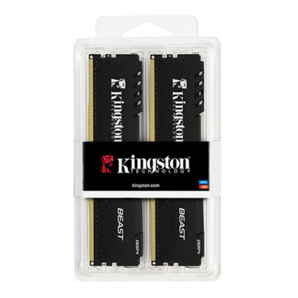 Kingston 32GB (2x16GB) 3200MHz DDR4 CL16 DIMM Beast Black TR (KF432C16BBK2/32TR