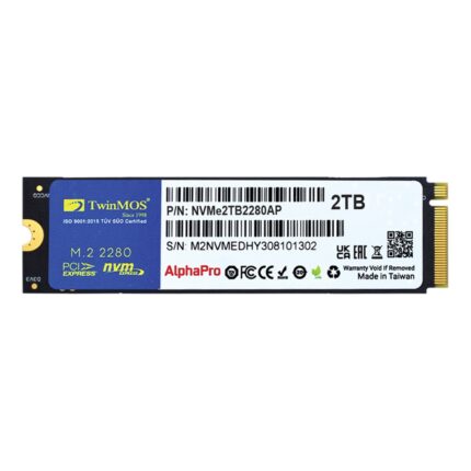 Twinmos 2TB NVMe M2 Gen SSD 3600/3250 Mb/s (NVMeTB2280AP)