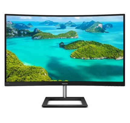 31.5" Philips 325E1C/00 4ms 75Hz QHD HDMI DP Siyah Curved Monitör