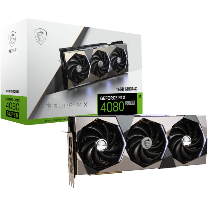 MSI 16GB GEFORCE RTX 4080 SUPER 16G SUPRIM X GDDR6X 256Bit HDMI DP DLSS3