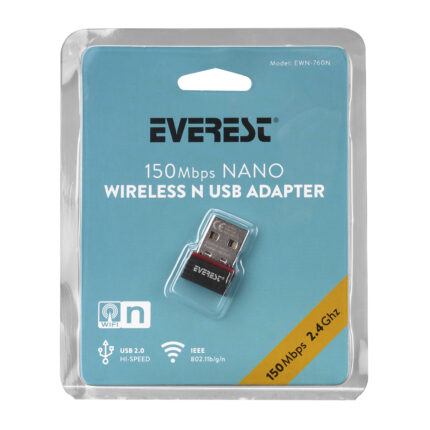 EVEREST EWN-760N 150Mbps USB Kablosuz Adaptör