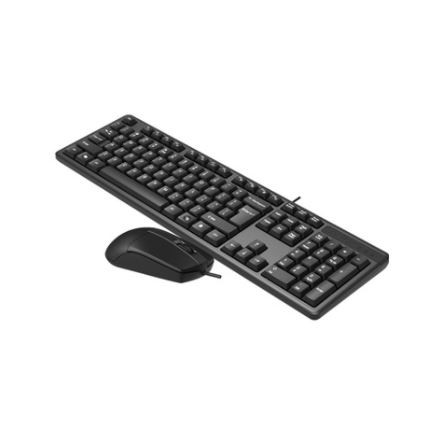 A4 TECH KR-3330 Q Türkçe USB Standart Siyah Klavye+ Mouse