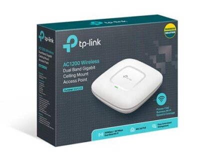 TP-LINK OMADA EAP225 1 Port 10/100/1000Mbps AC1350 3 Anten Tavan Tipi Gigabit Wi-Fi Access Point