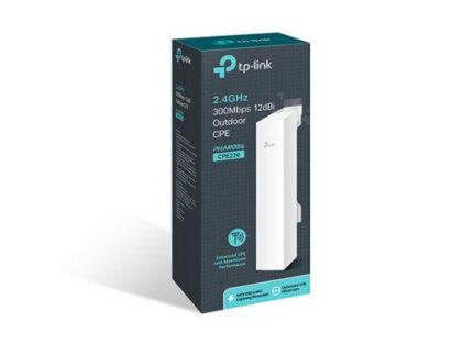 TP-LINK CPE220 2 Port 10/100Mbps 300mbps 12dBi Outdoor Dış Ortam Access Point