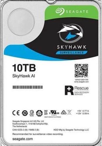 SEAGATE ST10000VE0008 SKYHAWK 3.5" 10TB 7200rpm 256mb SATA 7/24 Harddisk