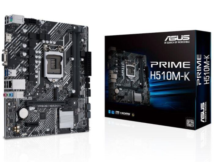 ASUS PRIME H510M-K H510 DDR4 Vga GLan mATX HDMI USB3.2 M.2 1200Pv2 Anakart