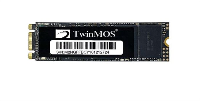 TWINMOS NGFFEGBM2280 M.2 256GB (580/550MB/s) PCIe SATA (3D NAND) SSD Disk (22x80MM)