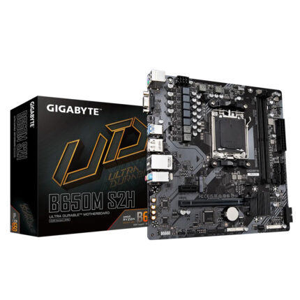 GIGABYTE B650M-S2H B650 DDR5 (Vga Yok) GLan mATX HD DP M2 RGB AM5 AMD Anakart