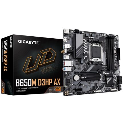 GIGABYTE B650M D3HP AX B650 DDR5 (Vga Yok) GLan 2.5G mATX HD DP WIFI BT 2xM2 RGB AM5 AMD Anakart