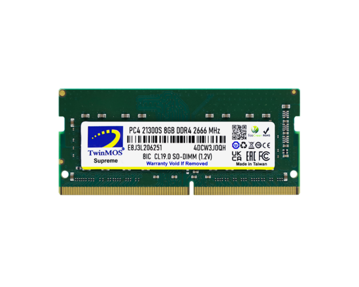 TWINMOS MDD48GB2666N 8GB DDR4 2666Mhz Notebook Bellek