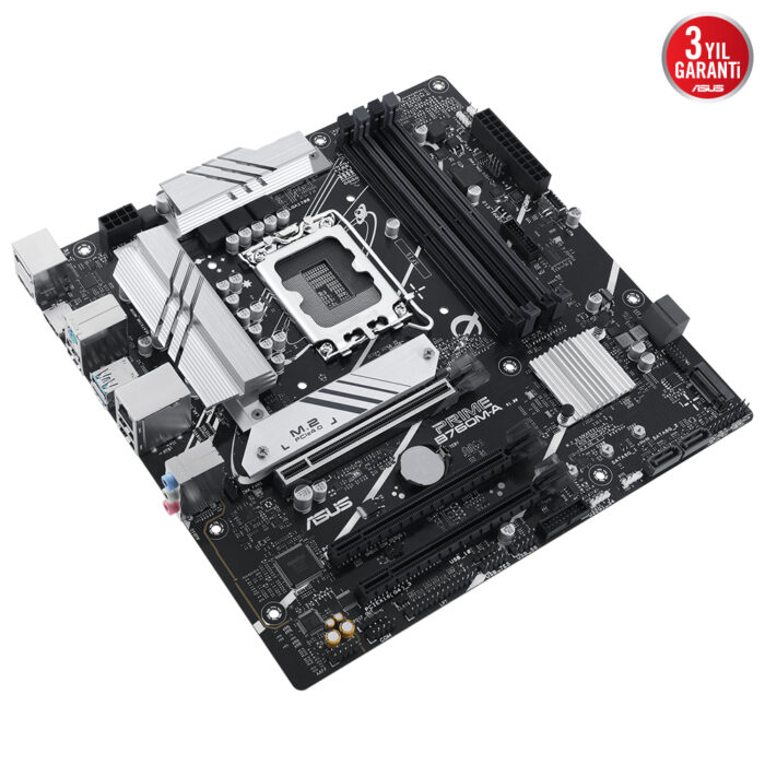 ASUS PRIME B760M-A-CSM B760 DDR5 (Vga Yok) GLan 2.5G ATX HD DP USB32 M2 AURA 1700p Anakart