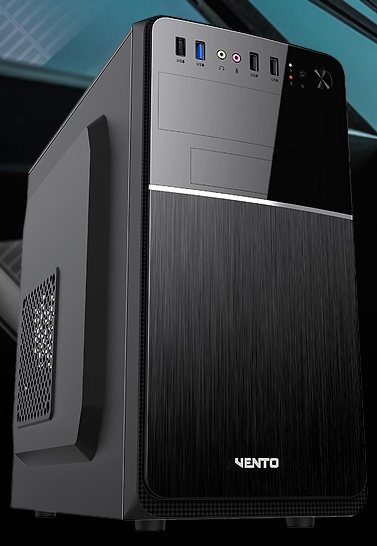 VENTO TML-117 400W Peak Siyah Mini Tower M-ATX Kasa