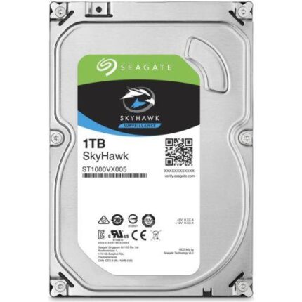 SEAGATE ST1000VX005 SKYHAWK 3.5" 1TB 5900rpm 64mb SATA 7/24 Harddisk