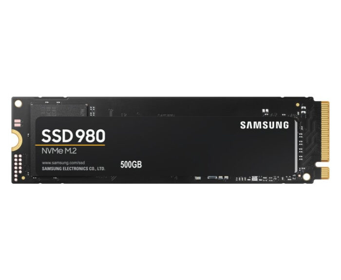 Samsung 500GB NVMe M.2 PCIe Gen 3.0 3100/2600MB/s SSD980 MZ-V8V500BW