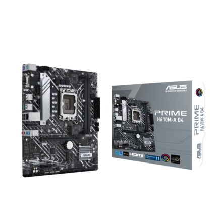 Asus PRIME H610M-R D4-SI H610 DDR4 M.2 DP/HDMI/VGA PCI 4.0 1700p Anakart