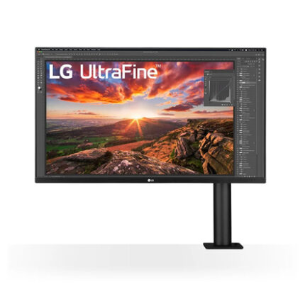 Lg 31.5" 32UN880P-B 4K USB-CDPHDMI (Hareket Ettirilebilir Ekran) VESA IPS Mon